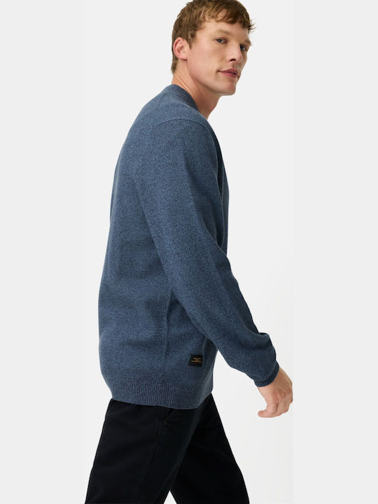 Men's Knitted Cardigan Light Blue