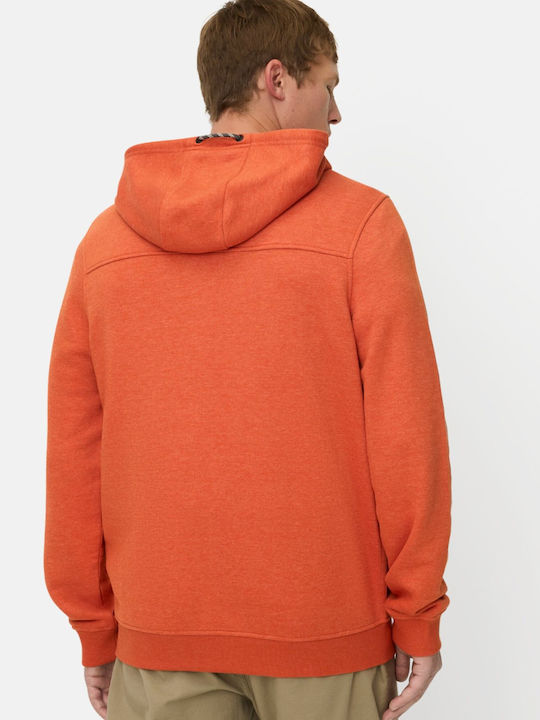 Men's Hooded Cardigan Orange
