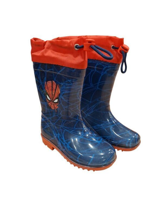 Cizme de cauciuc copii Spiderman Albastre