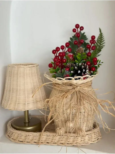 SteweHome Decorative Table Lamp Warm White Vase