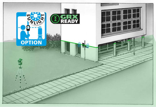 Laserliner Pro PrecisionPlane-Laser 4G Pro Linear Laser Level with Green Beam 7.4V Working Range 60m