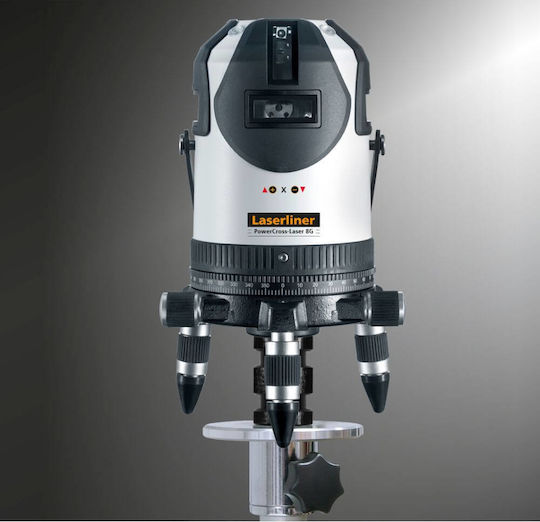 Laserliner PowerCross-Laser 8G Γραμμικό Αλφάδι Laser Πράσινης Δέσμης 5V με Εύρος Εργασίας 55m