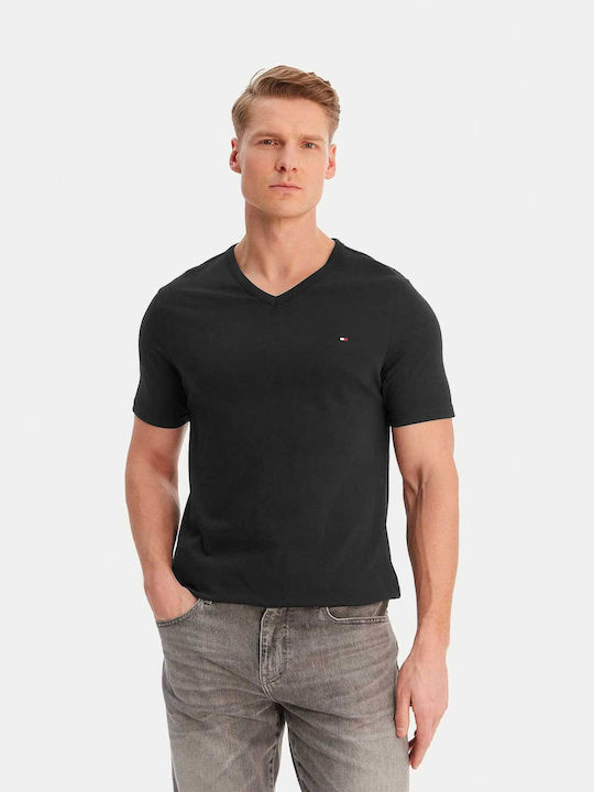 Men's Short Sleeve Undershirts Black/Black/Black 3 Pack