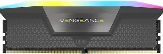Corsair Vengeance RGB DDR5 32GB RAM with Modules and Speed 6000 for Desktop