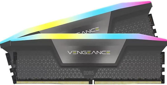 Corsair Vengeance RGB DDR5 32GB RAM with Modules and Speed 6000 for Desktop