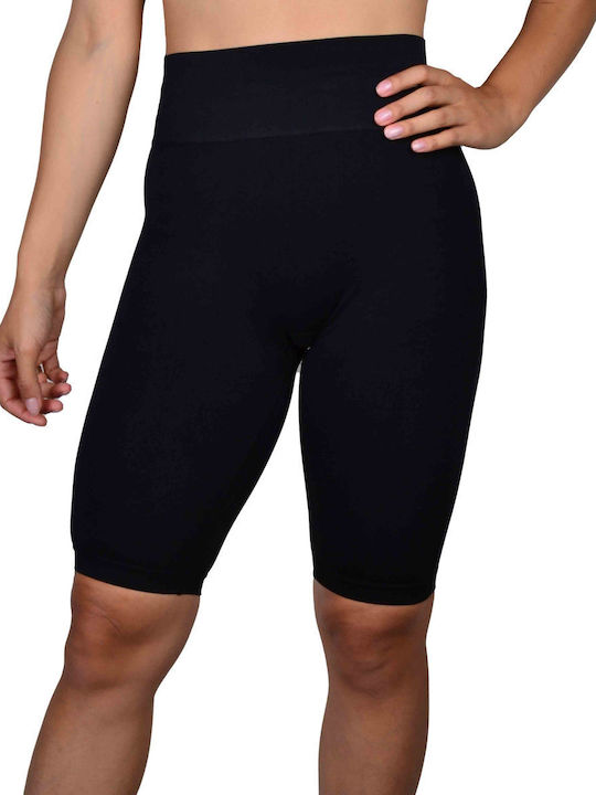 Training Women's Bike Firming High Waist & Push Up Black Leggings