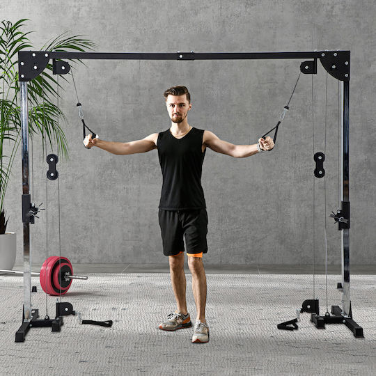 Echipament Multifuncțional de Fitness cu Greutăți 50 kg