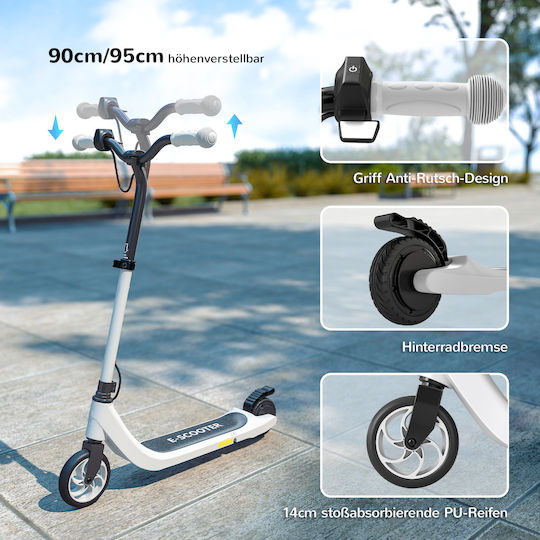 Electric  with 8km/h Max Speed and 6km Range in Black Color