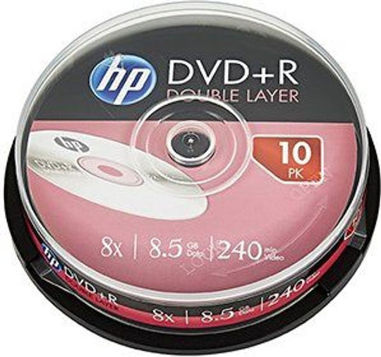 HP Εγγράψιμο DVD-R 8x 8.5GB 1τμχ