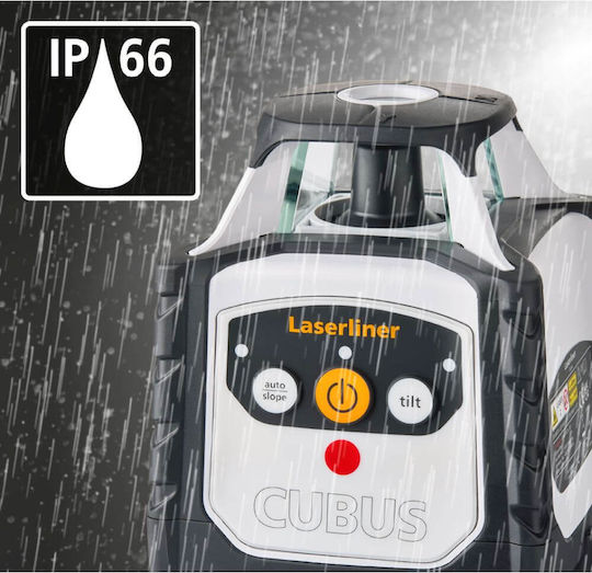 Laserliner Cubus 210 S Set Rotary Laser Level with Red Beam 1.2V Working Range 1.5m