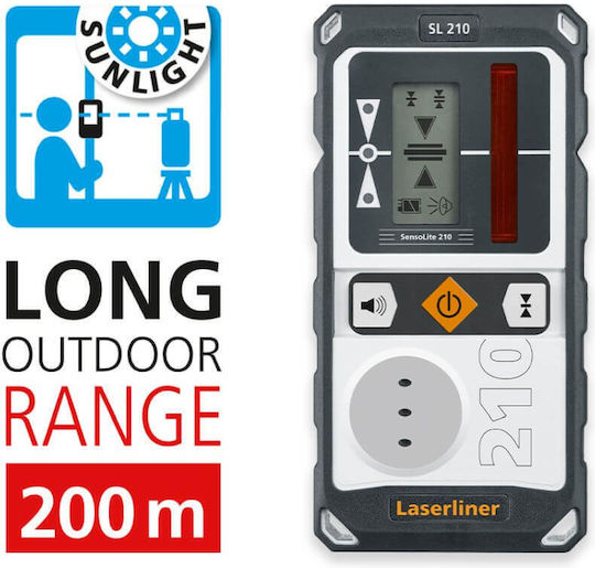 Laserliner Cubus 210 S Set Rotary Laser Level with Red Beam 1.2V Working Range 1.5m