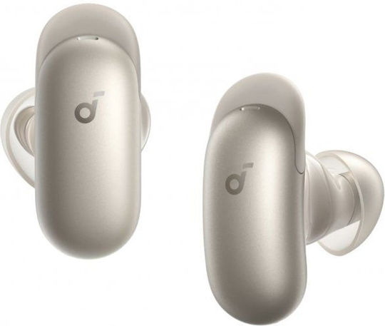 Anker Liberty 5 Pro Max Căști Bluetooth Handsfree In-ear cu Rezistență la Transpirație și Husă de Încărcare Titanium Gold