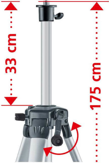 Laserliner Duraplane G360 Set Περιστροφικό Αλφάδι Laser Πράσινης Δέσμης 7.4V με Εύρος Εργασίας 1.75m