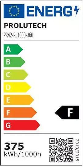 Prolutech Bandă LED Impermeabilă 220V Lumină Alb Natural 25m Tip SMD2835 cu Sursă de Alimentare