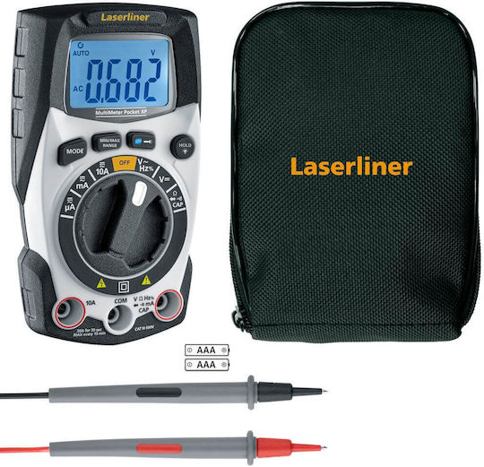 Laserliner Laserliner Digitalmultimeter Taschenmultimeter True RMS mit Messung von AC / DC / Widerstand