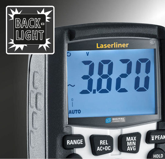 Laserliner Laserliner Digitalmultimeter mit Messung AC / DC / Widerstand / Kapazität / Temperatur