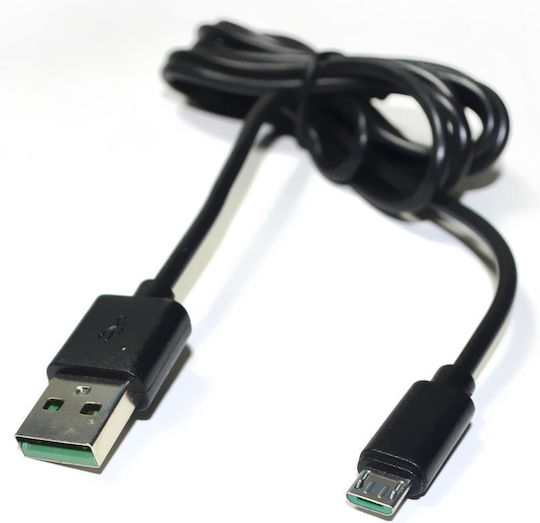 MSonic Regular USB 2.0 to micro USB Cable Μαύρο 1m (MLU532)