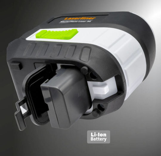 Laserliner Pro MasterPlane-Laser 3G Pro Περιστροφικό Αλφάδι Laser Πράσινης Δέσμης 7.4V με Εύρος Εργασίας 55m