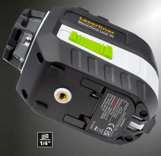 Laserliner Pro MasterPlane-Laser 3G Pro Περιστροφικό Αλφάδι Laser Πράσινης Δέσμης 7.4V με Εύρος Εργασίας 55m