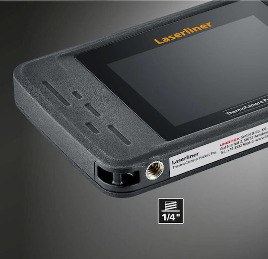 Laserliner LL-082.077A Compact Thermal Camera with 3.5" Touch Screen for Temperatures from 20°C to 550°C