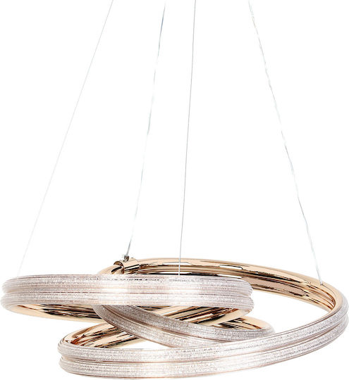 Keskor LED Κρεμαστό Φωτιστικό Χρυσό 55x55x15εκ. Keskor LED Κρεμαστό Φωτιστικό Χρυσό 55x55x15εκ.