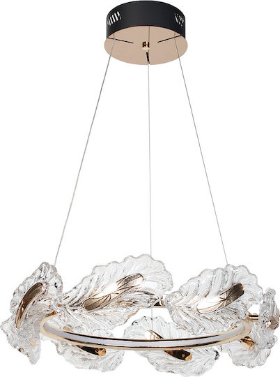 Keskor Ceiling Light Gold LED 62x62x17cm