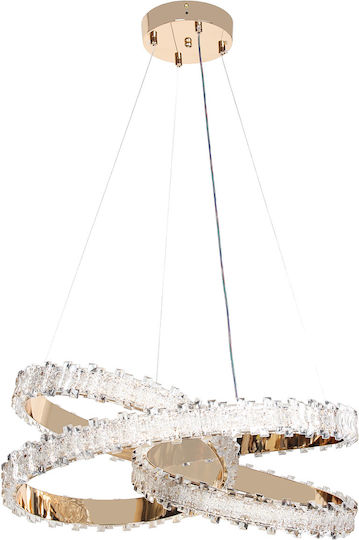 Keskor Ceiling Light Gold LED 50x50x15cm
