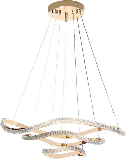 Keskor Deckenleuchte Gold LED