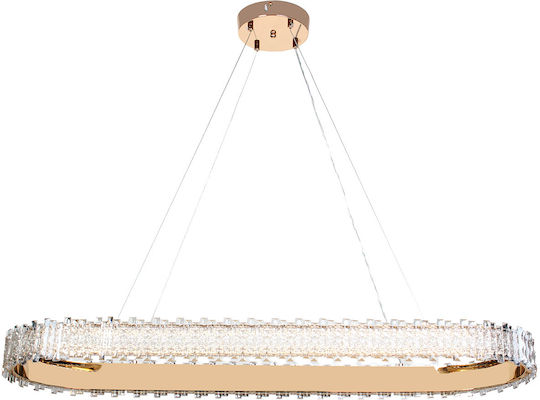 Keskor Ceiling Light Gold LED 92x30cm