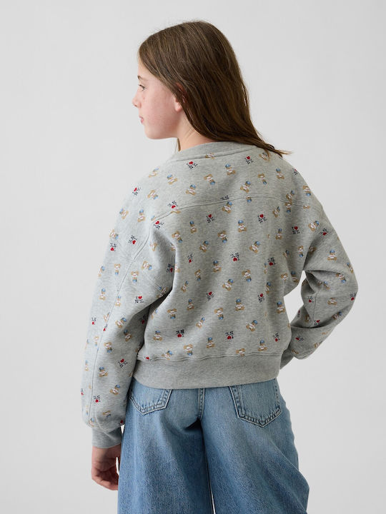 Fleece Kids Sweatshirt Grey