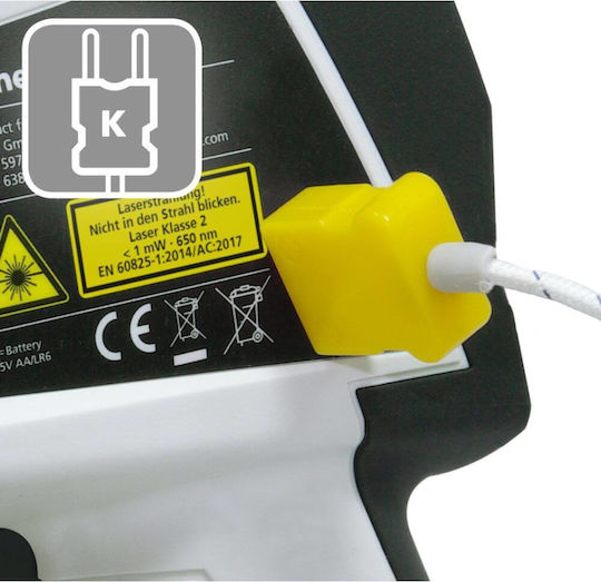 Laserliner Thermospot Infrarot- und Laserthermometer Für Temperaturen Bis 1500°C Mit Verhältnis von Abstand zum Ziel 50:1