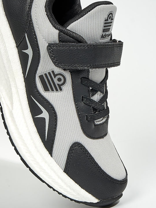 Kids Sports Shoes Running with Laces Grey