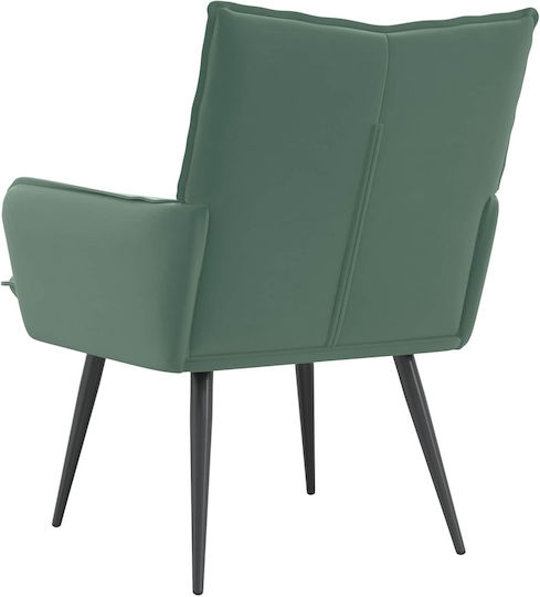 Relax Velvet Armchair Light Blue 70x73x83cm