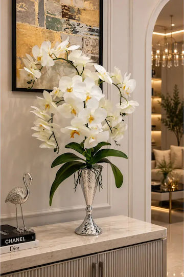 SteweHome Metallische Silber Vase SteweHome Metallische Silber Vase