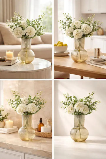 SteweHome Vază Decorativă Din Sticlă Φ8.5cm