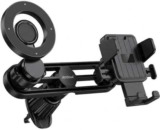 Andowl Car Mobile Mount with Adjustable Hooks Black