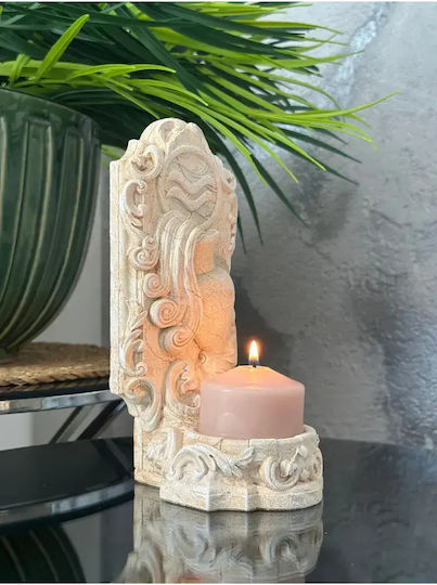 SteweHome Decorative Vase Stone 21x9xH10cm