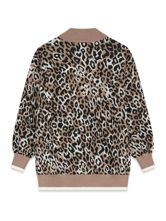 Kinder-Strickjacke Leo Muster