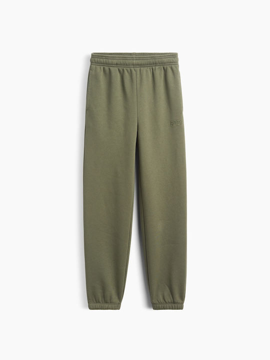 Kids Sweatpants Tweed Green