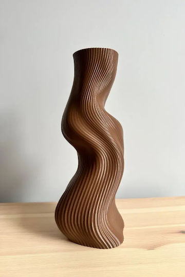 SteweHome Decorative Plastic Vase Y23cm Various Colors