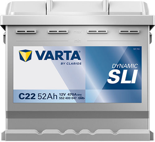 Varta Auto-Batterie Dynamic Sli C22 52Ah