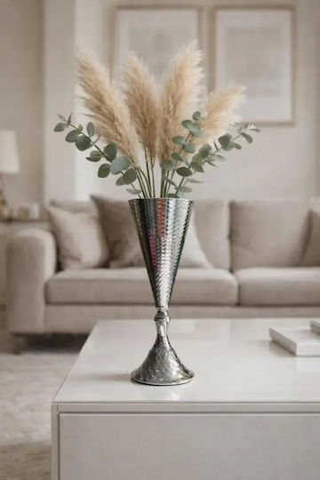 SteweHome Decorative Vase Metallic