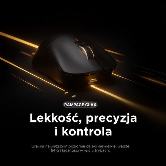 Rampage Kabellose Gaming Maus 24000 DPI Schwarz