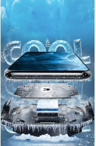 Th109 Zubehör Kühlung Mobiltelefon Abdeckungen 6 Finger Schwarz