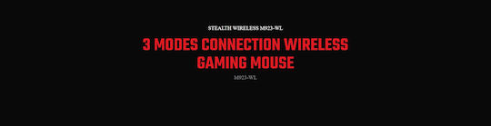 Redragon M923-WL Ασύρματο Gaming Ποντίκι Μαύρο