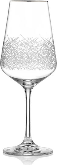 Crystal Bohemia Σετ Ποτήρια Κρασιού Κολωνάτα Κρυστάλλινα 450ml 36τμχ