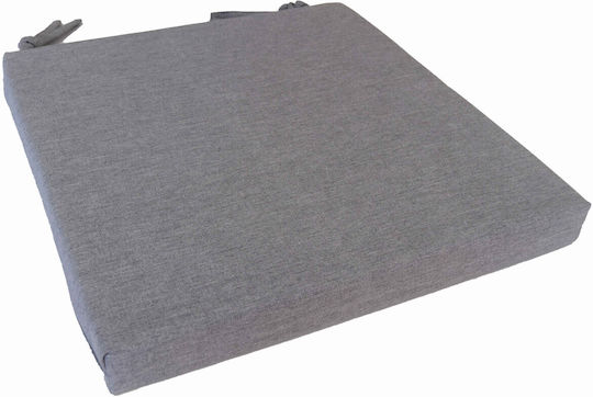 Decocraft Waterproof Garden Chair Cushion Gray 50x50cm