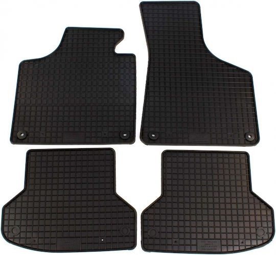Petex Комплект Предни и Задни Постелки 4бр от Маркуч за Audi A3 2003-2013 Черни