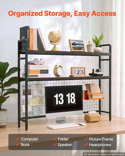 Bibliotecă Neagră 111x18x55,5 cm