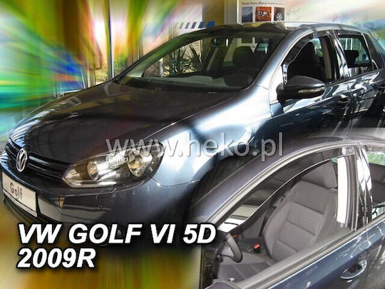 Heko Комплект Ветробрани Dark Fime за Volkswagen Голф VI 5D 2008 2бр